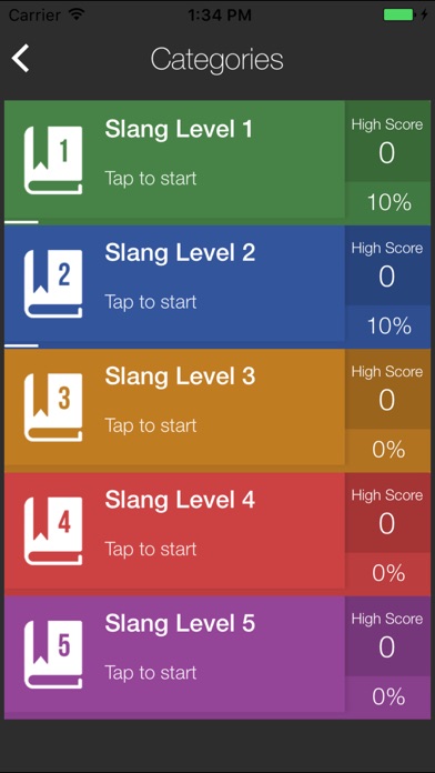 English Slang Quiz Test Game screenshot 3