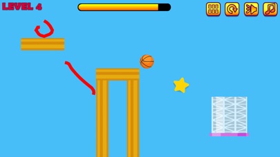 Draw Physics Ball - Drop Dunk screenshot 3