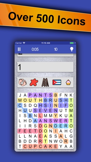 Pics2Words  Search Puzzle Game