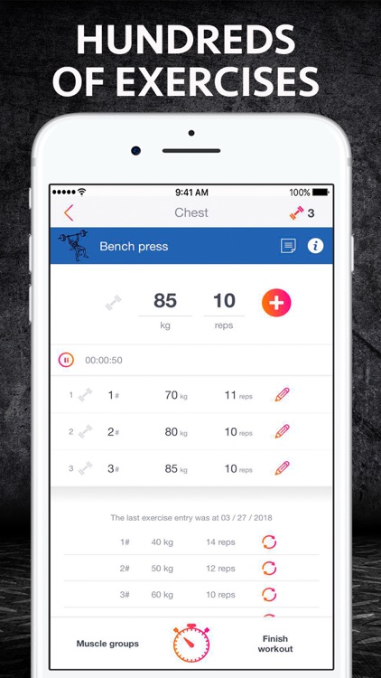 Weight Lifting Log FitKeeper screenshot-6