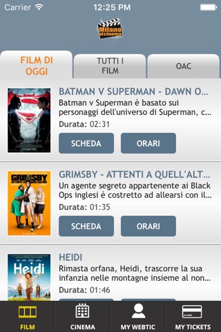 Webtic Milano Al Cinema screenshot 2