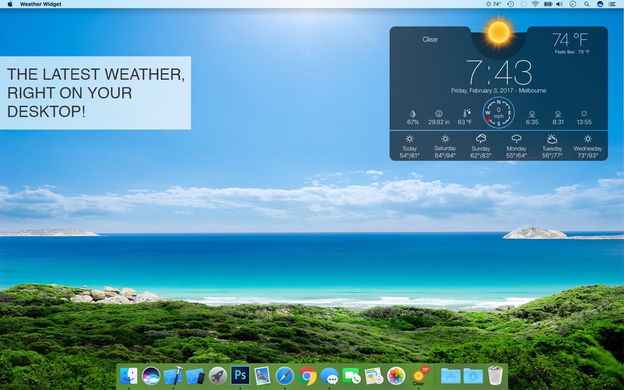 Desktop widgets