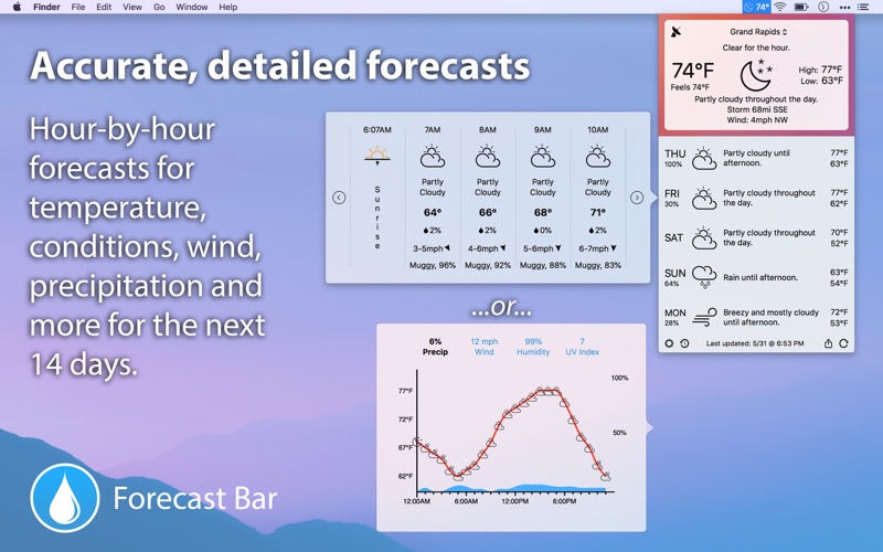 Forecast Bar - Weather + Radar screenshot 4