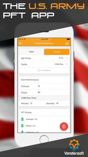 Army PRT - U.S. Army APFT Calculator(圖1)-速報App