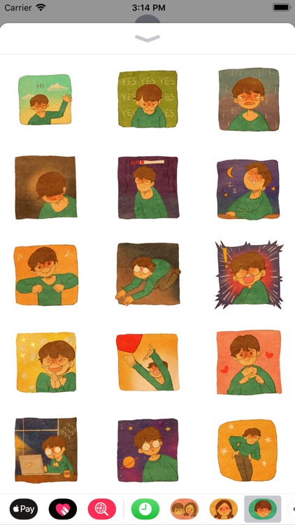 Puuung Animated Stickers: He