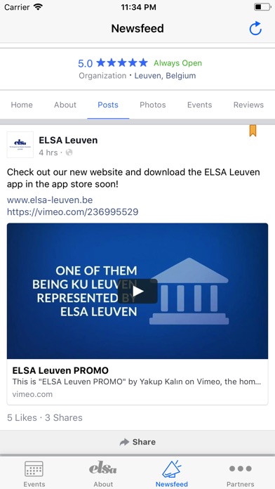 ELSA Leuven screenshot 3