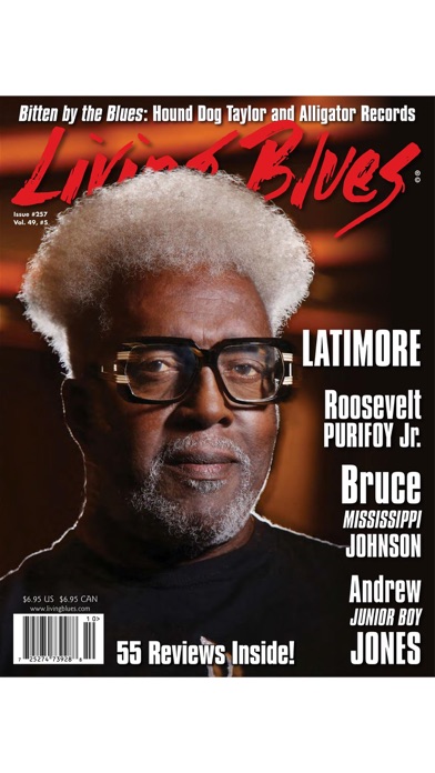 LIVING BLUES MAGAZINE screenshot1
