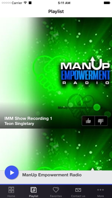 ManUp Empowerment Radio screenshot 2