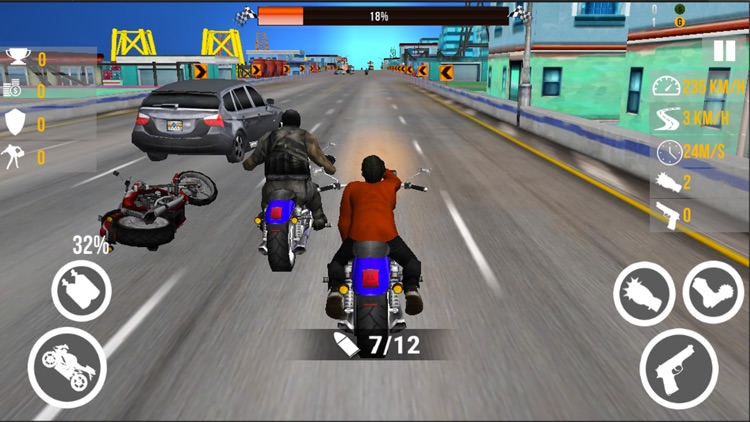 Extreme Bike Fight Race 3D screenshot-3