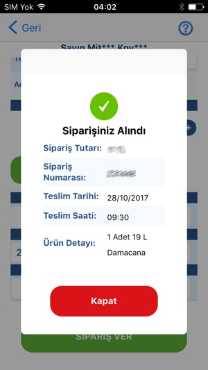 AOÇ Elmacık Su Sipariş(圖4)-速報App