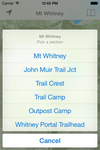 Offline Mount Whitney Map screenshot 3