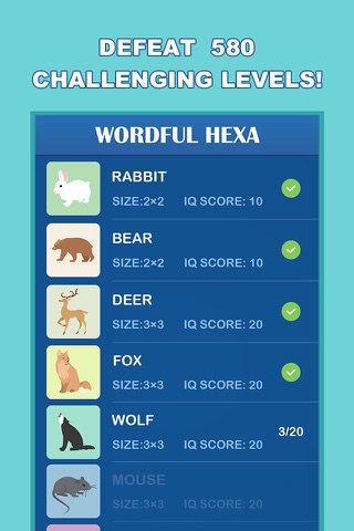 Wordful Hexa-Brain Word Search screenshot 3