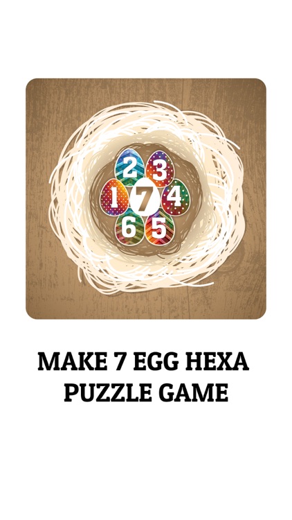 Make 7 Egg Hexa Puzzle