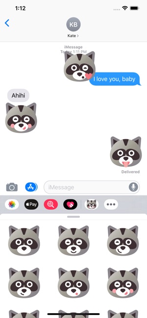 Little raccoon emoji(圖3)-速報App