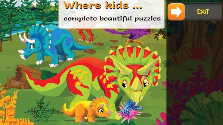 PUZZINGO Dinosaur Puzzles Game