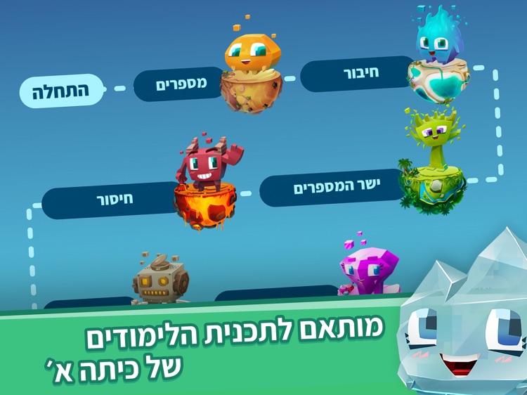 'הפיקסלונים - חשבון לכיתה א screenshot-3