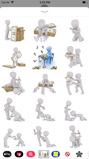 Humans and Money Sticker Pack(圖1)-速報App