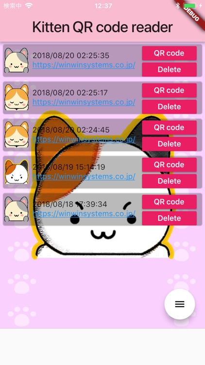 Kitten QR code reader screenshot-3