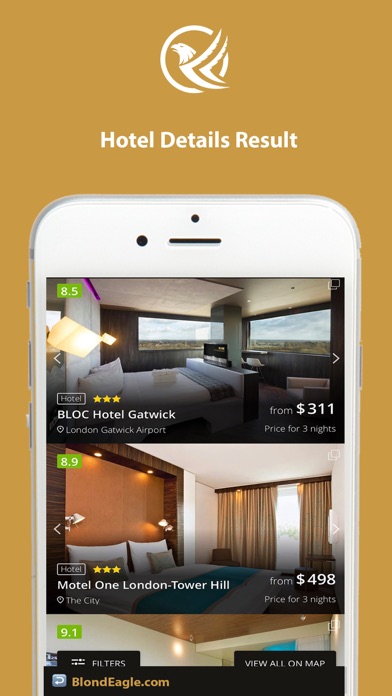 BlondEagle.com - Flight, Hotel screenshot 4