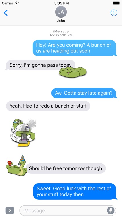 Snek Stickers screenshot-4