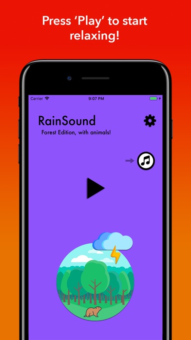 RainSound in Forest screenshot 2