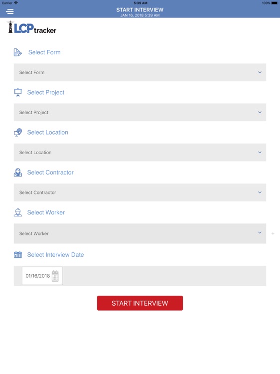 LCPtracker OnSite UAT