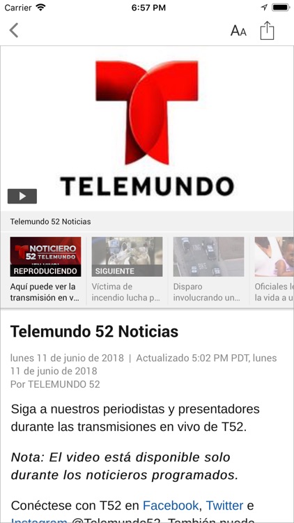 Telemundo 52 screenshot-3