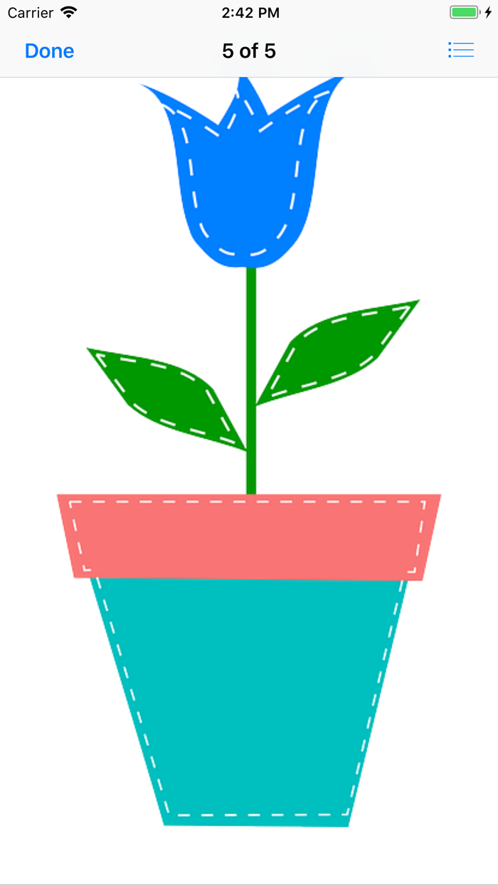 Potted Tulip Stickers