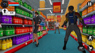 Super Police Heroes: City Supermarket Rescue screenshot 2