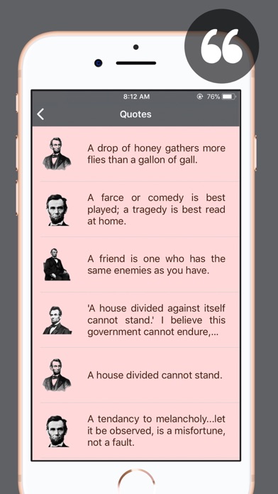 Abraham Lincoln Quotes Thought screenshot 3