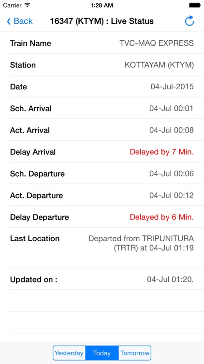 Train Status
