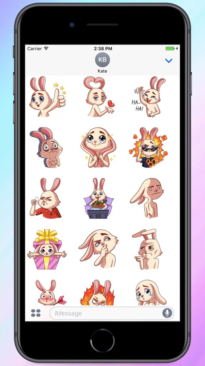 Easter Bunny Honey! Stickers