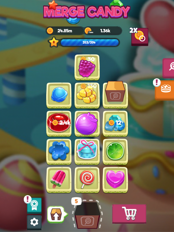 Merge Candy Idle Tycoon Game App Price Drops