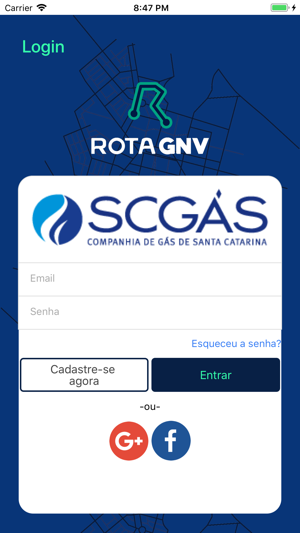 Rota GNV Santa Catarina SCGÁS