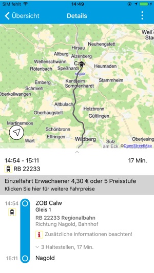 VGC-Verkehrsgesellschaft Calw(圖2)-速報App