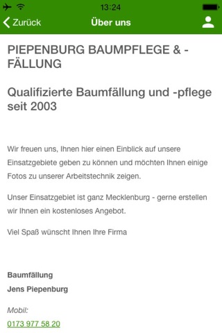Baumpflege Piepenburg screenshot 2
