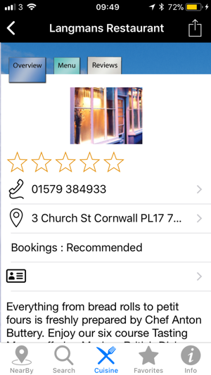 Cornwall Restaurant Guide(圖3)-速報App