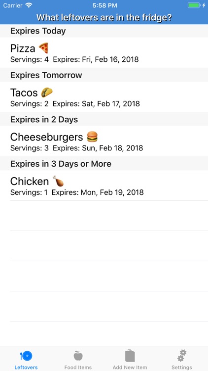 Fridge Tracker