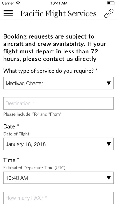 Pacific Flight Services screenshot 2