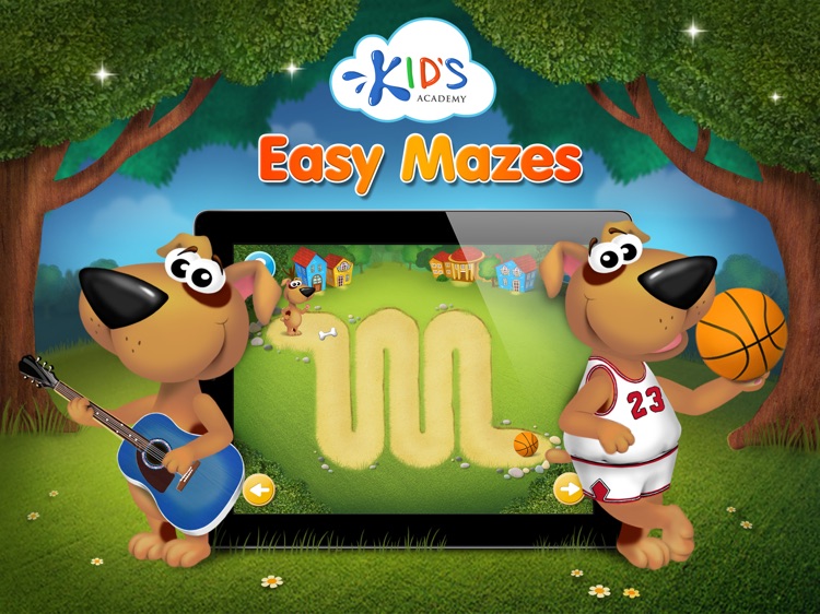 Easy mazes for kids & toddlers