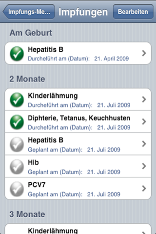 Child Medical History screenshot 4