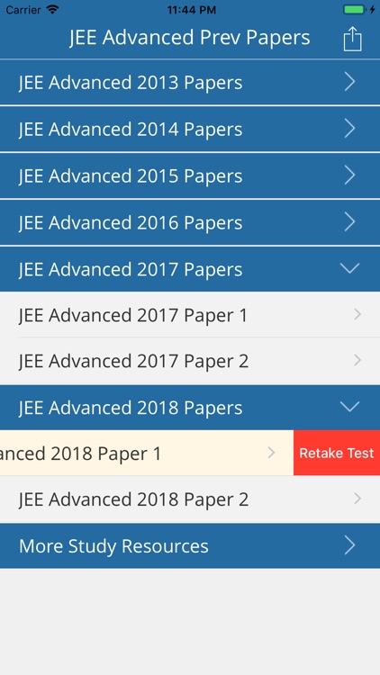 JEE Advanced Previous Papers screenshot-3