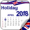 UK Holiday Calendar 2018