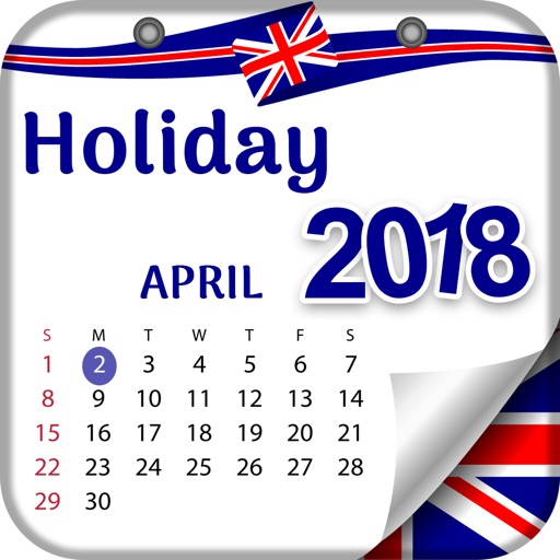UK Holiday Calendar 2018 by Jignesh Anghan