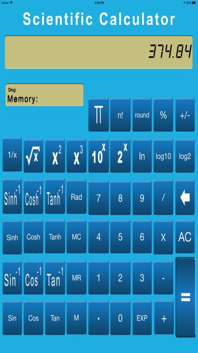 Scientific Calculator Easy screenshot 2