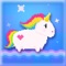 You are playing the cute unicorn "Fluffy" and you have to save the sweets from falling to the ground