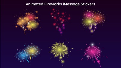 Animated Fireworks Party Text screenshot 3