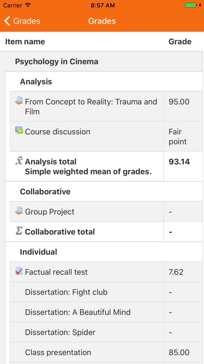 Moodle Mobile screenshot-4