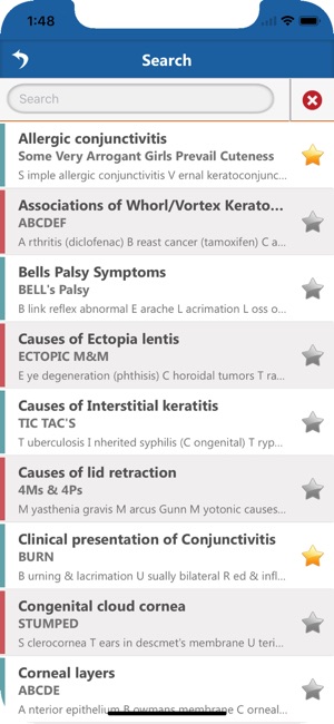 Ophthalmology Mnemonics(圖4)-速報App