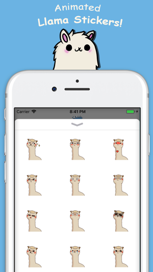 Llama Animated Sticker(圖1)-速報App